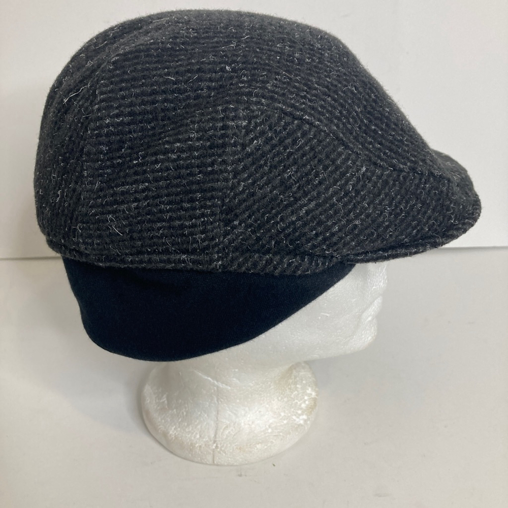 Tilley Endurables Ivy Cap Mens Medium Gray Wool Hat Ear Flaps Made in Canada